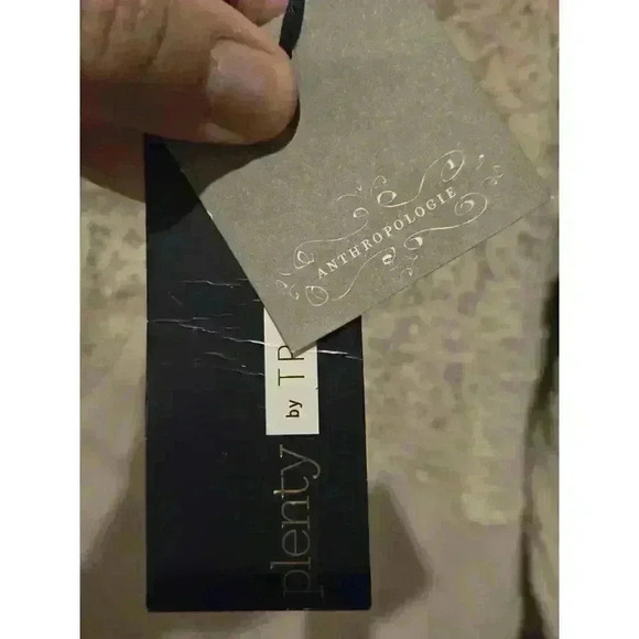 Plenty by Tracy Reese Anthropologie Ivory Lace Knee Length Dress M Coquette NWT - Picture 10 of 11